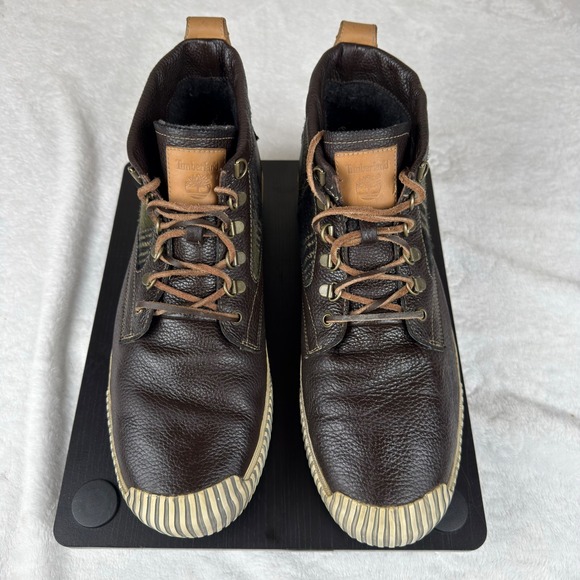 Timberland Smartwool‎ Anti-Fatigue Boots Sneaker Brown Plaid Leather Men\'s 14 M main image 6